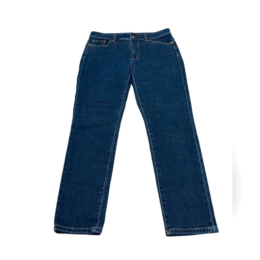 Lauren Ralph Lauren Premier Straight Cropped Jeans Medium Wash Women’s Size 6